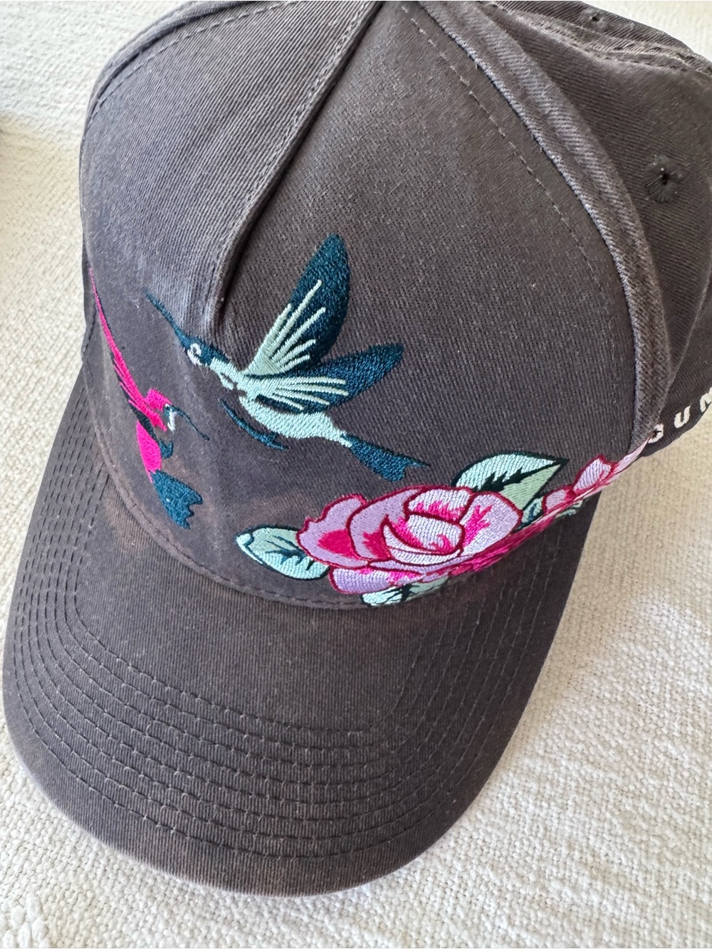 YoungLa Women’s Hummingbird Flower Baseball Cap